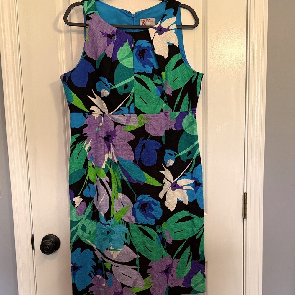 Vintage R & K originals Floral Sleeveless Dress